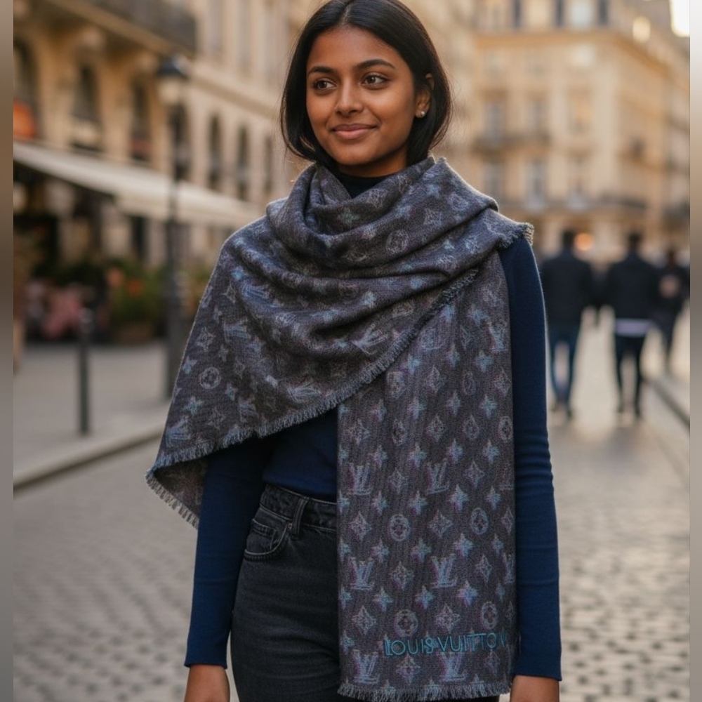 Authentic Louis Vuitton Pop Shawl